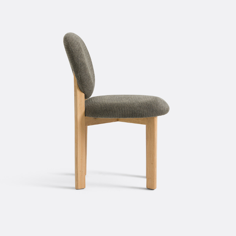 Chaise organique chêne, Orga