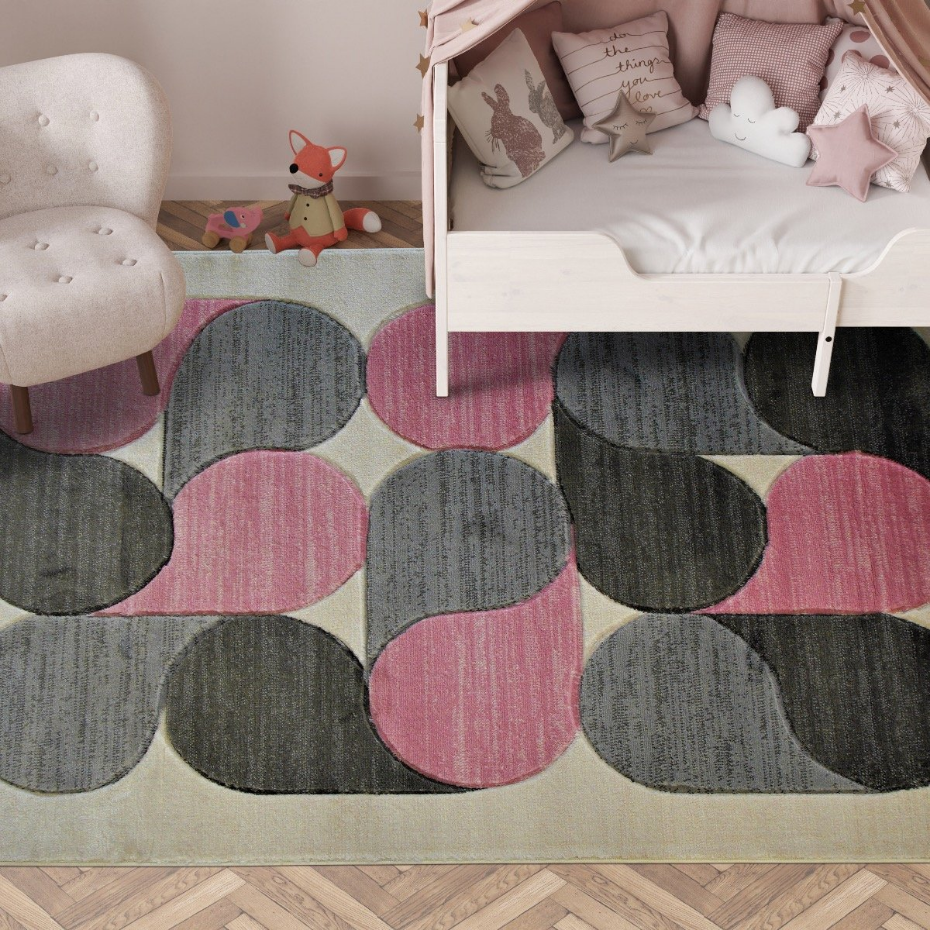 Tapis salon look seventies bubble   AVANT GARDE BUBBLE
