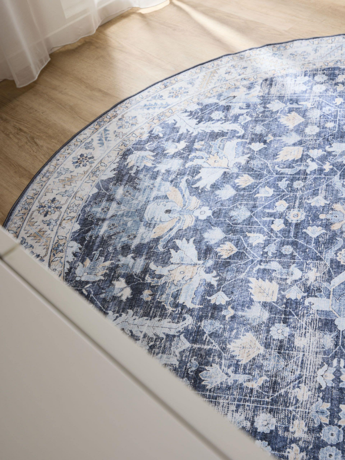 Tapis rond lavables GEORGE