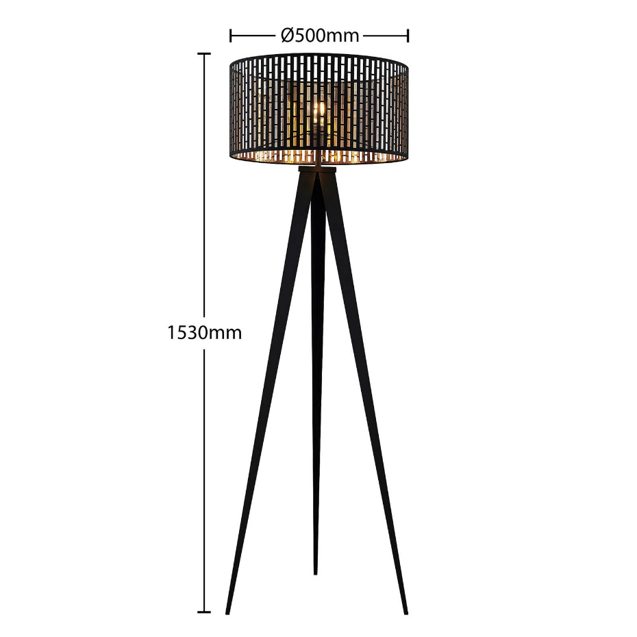 Lampadaire en métal, Thoralf