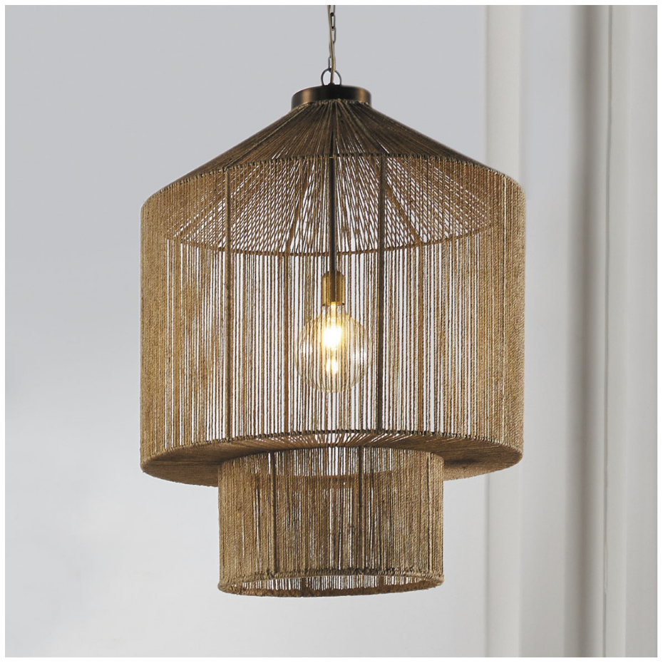 Suspension en jute