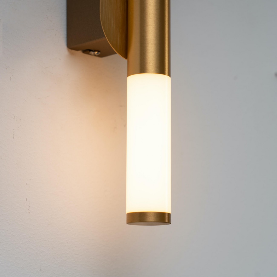 Applique dorée LED verticale - BARLETTA