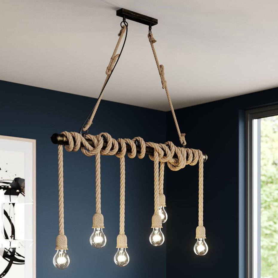 Suspension en métal vintage, Hajo