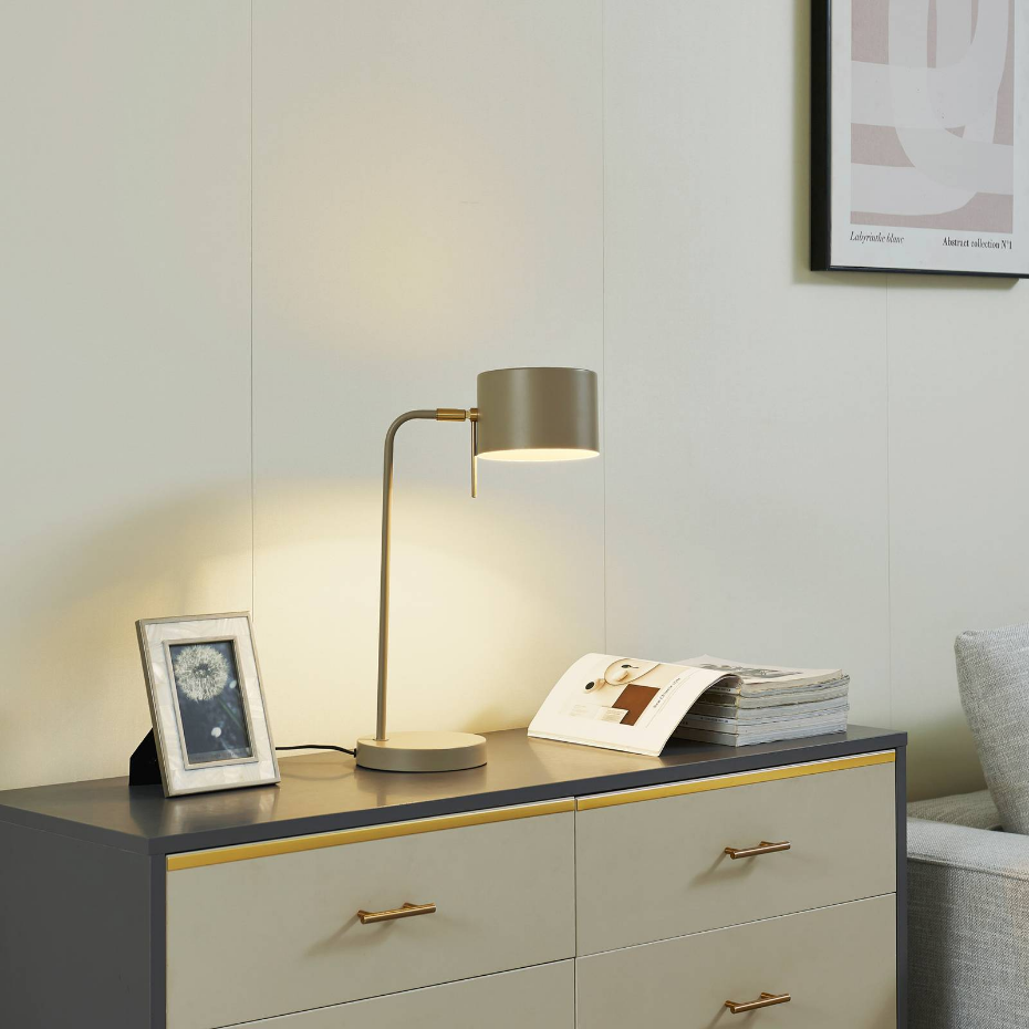 Lampe à poser en métal moderne, Kaida