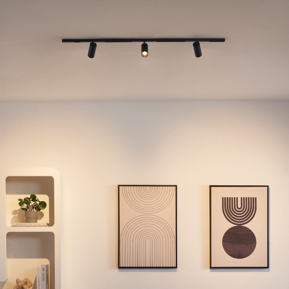 Kit rail LED 3 spots orientables - LYNE