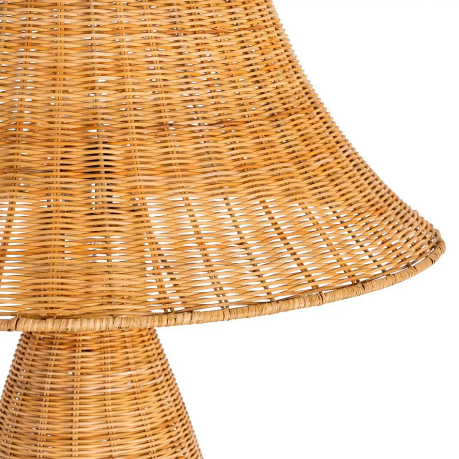 Lampadaire rotin tressé 60x60x118.5cm