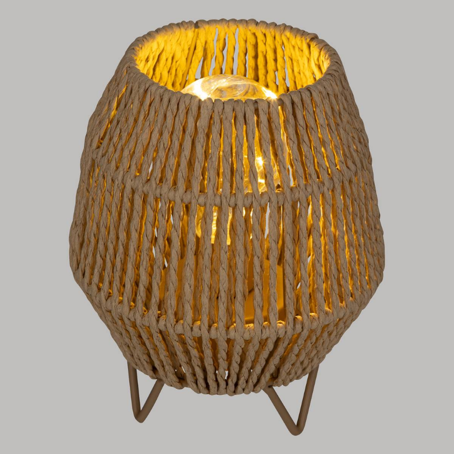 Lampe LED papier naturel ODA