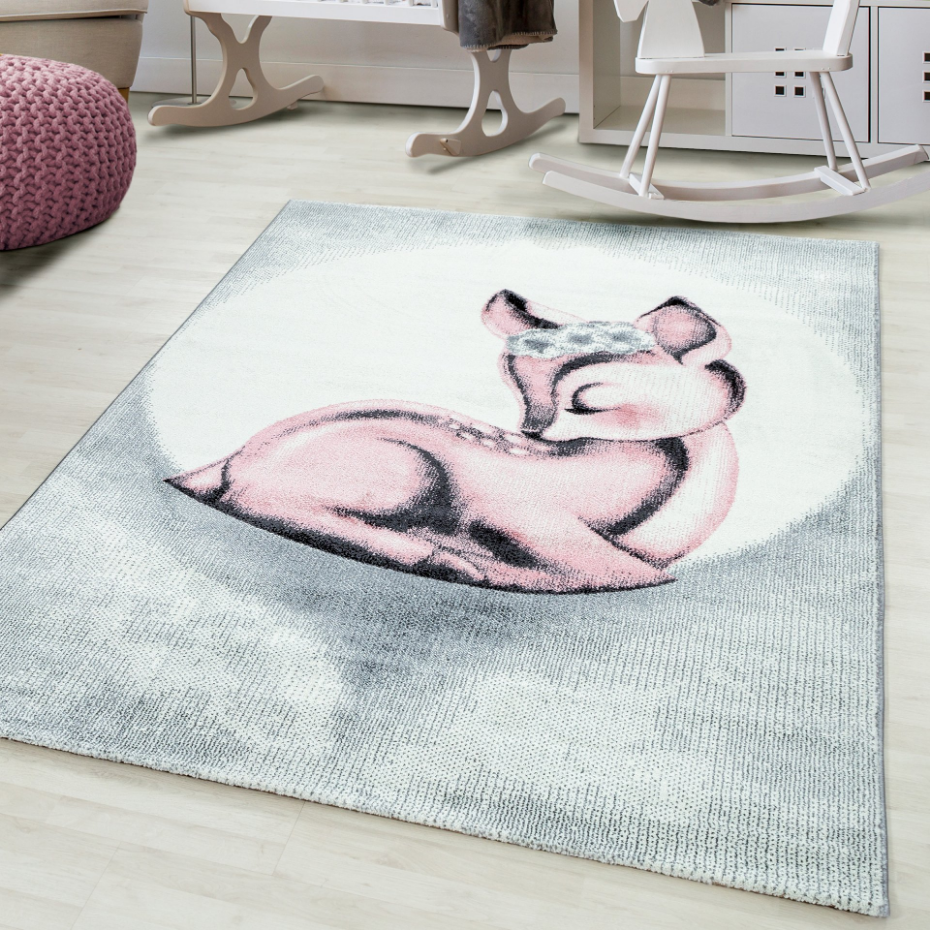 Tapis enfant motif renard BAMBI
