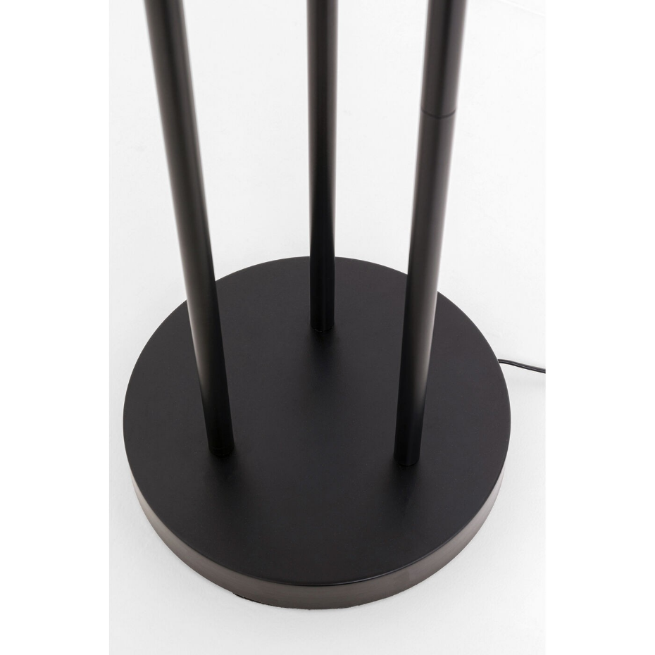 Lampadaire en verre et acier 175cm, AL CAPONE