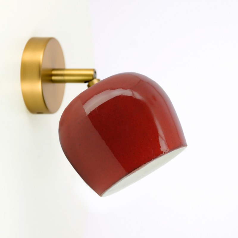 Applique Articulée Céramique Marcel Rouge