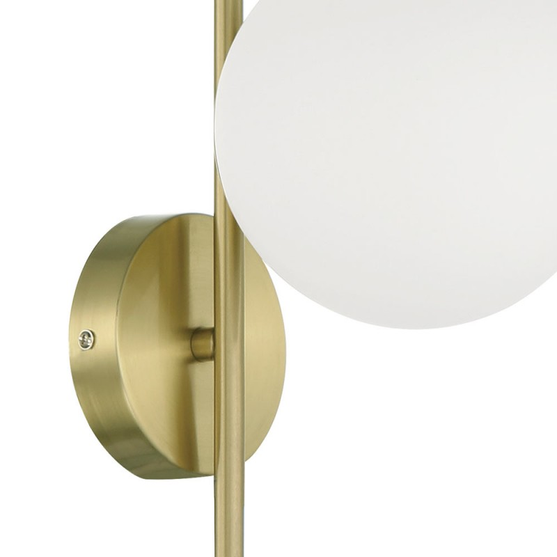Applique Roxanne Laiton Mat Tige 1 Globe