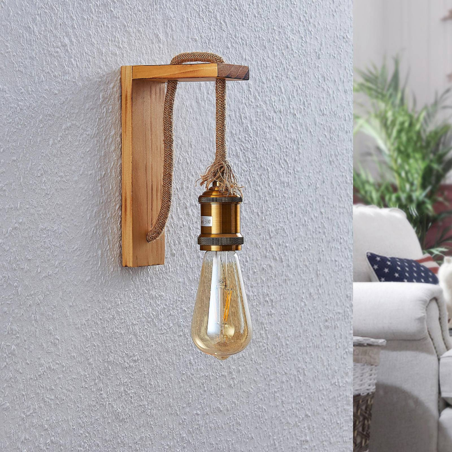 Applique en bois vintage, Helou