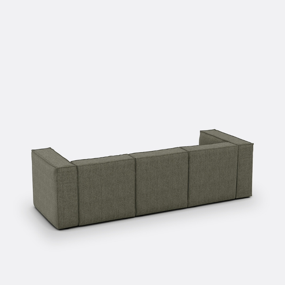 Modulable 3 places, tissu texturé, Seven