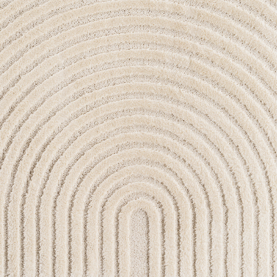 Tapis intérieur à relief motif demi arc TURIN
