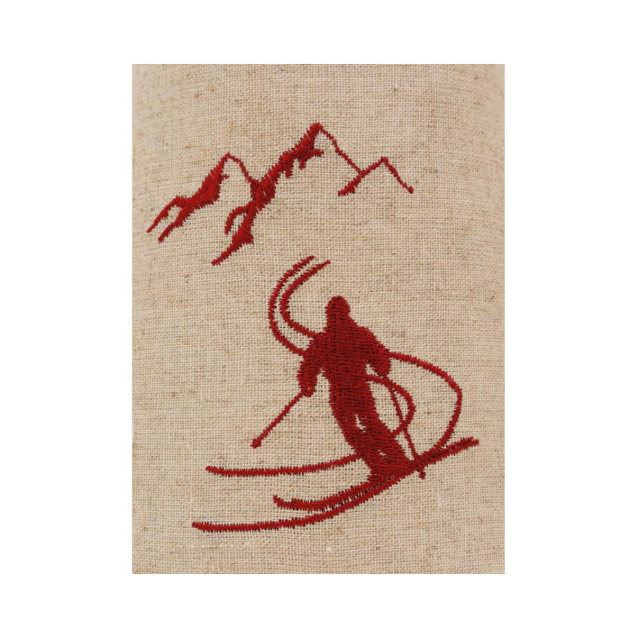 Abat-jour en coton modèle aléatoire Skieur