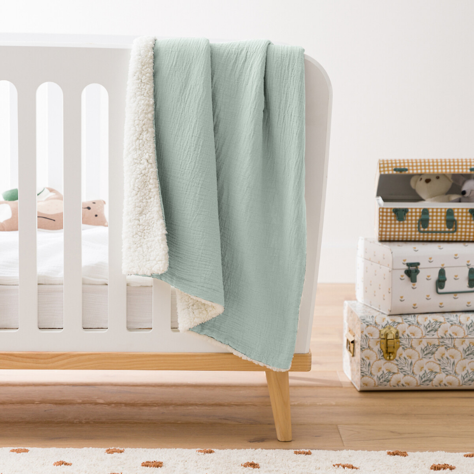Couverture bébé gaze coton personnalisé Kumla