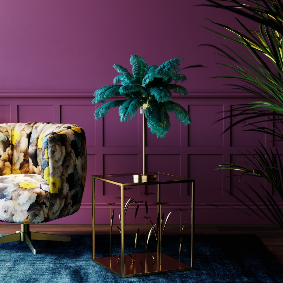Lampe plumes