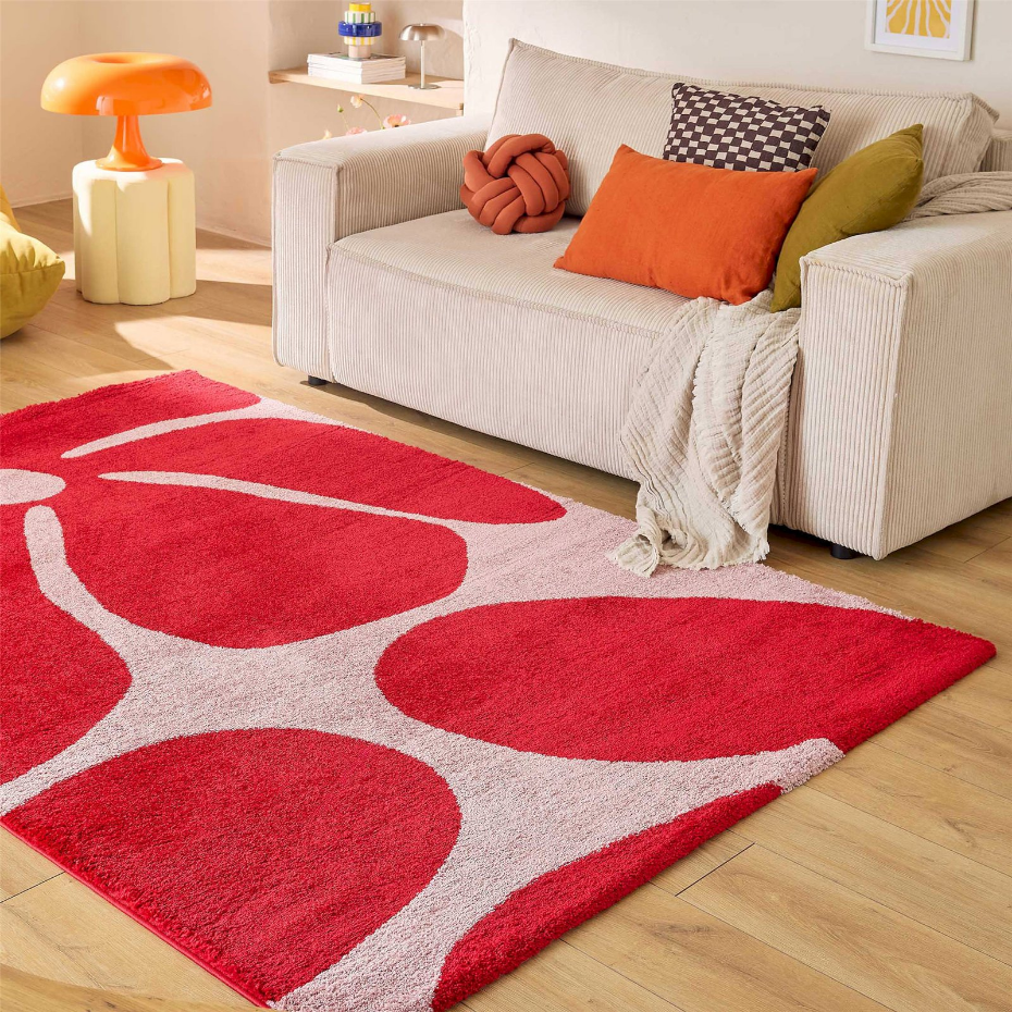 Tapis rectangulaire en polypropylène GROOVY