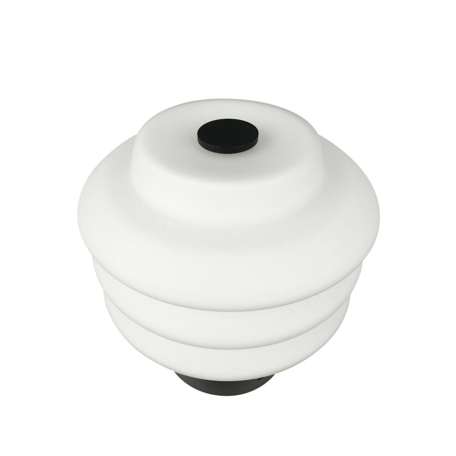 Lampe à poser LED verre opale DIVA