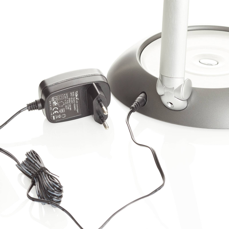 Lampe de bureau en aluminium et acier, FOREVER