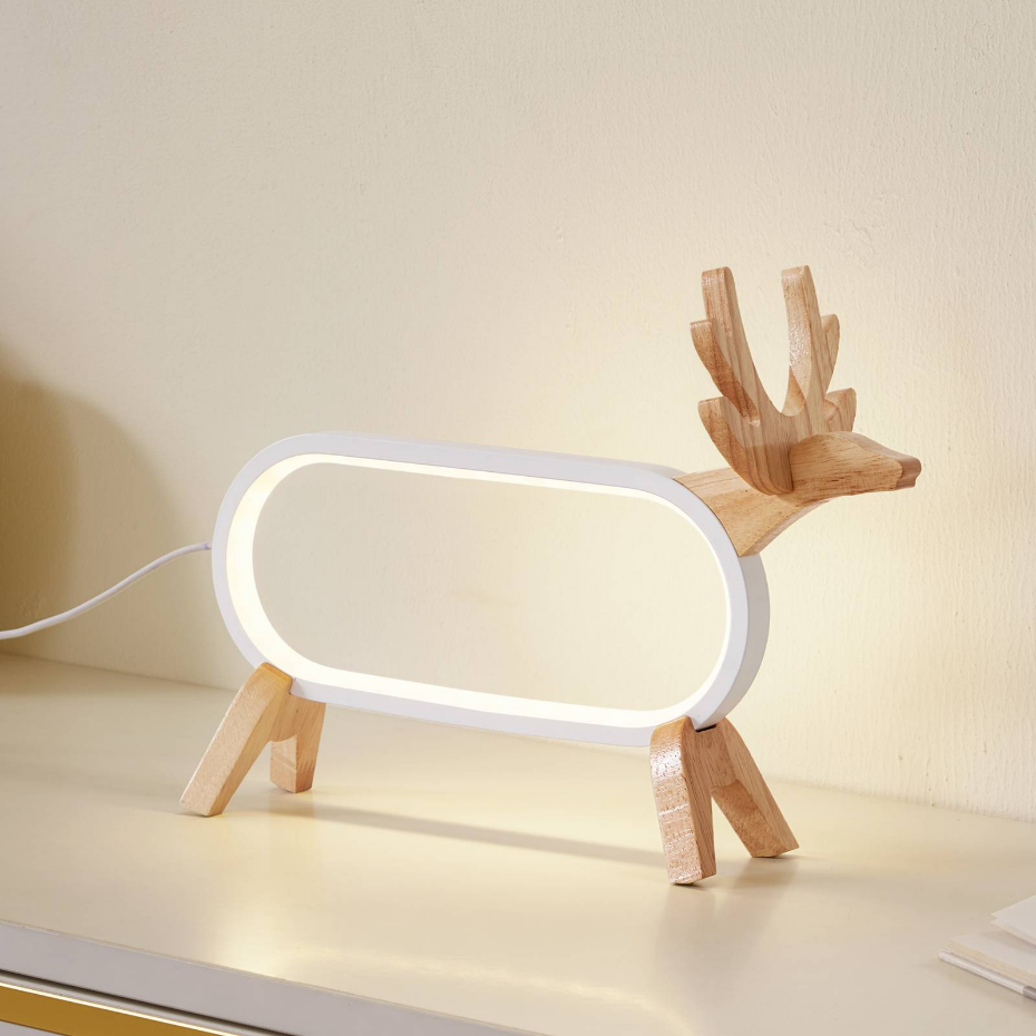 Lampe à poser en bois scandinaveLED, Hirvi