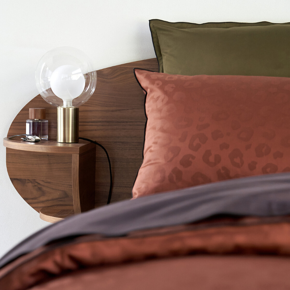 Lampe métal fer laitonné et verre, Arvin