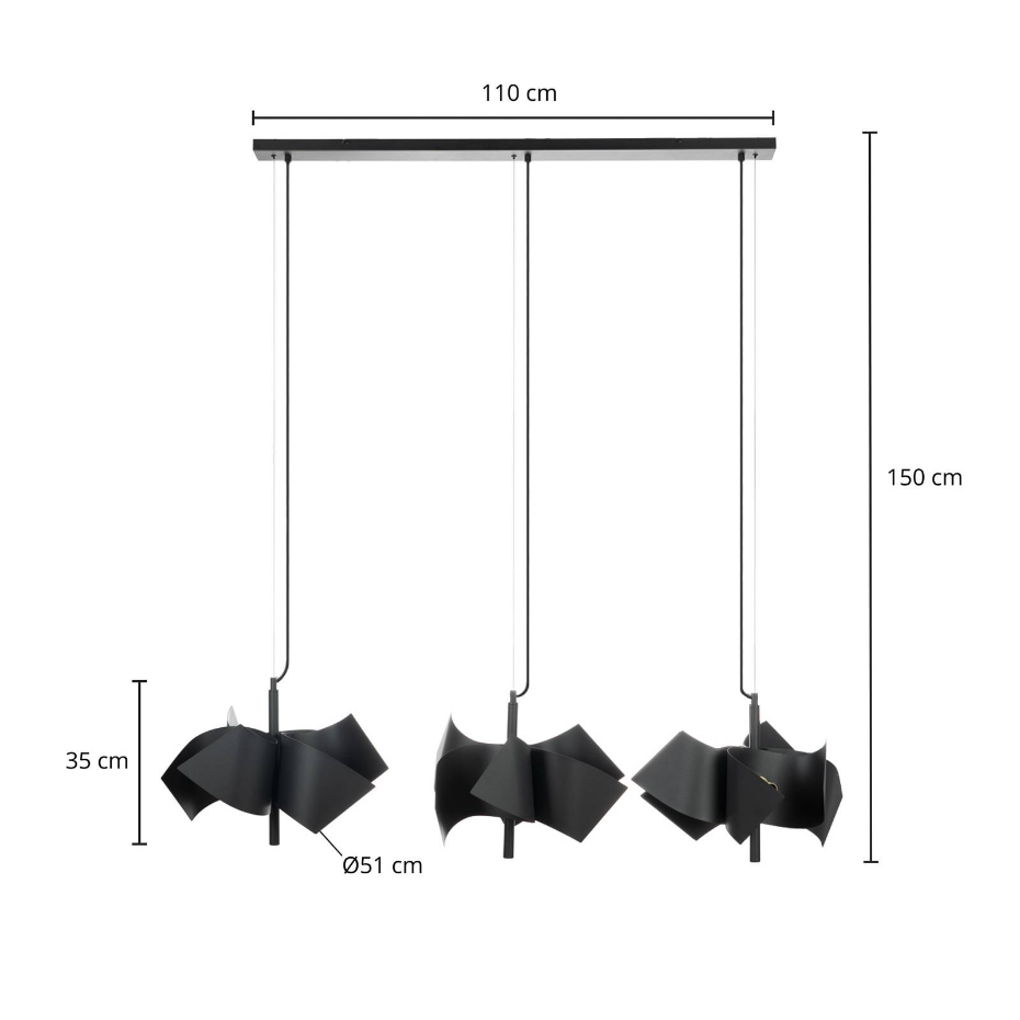 Suspension en métal design, Imron
