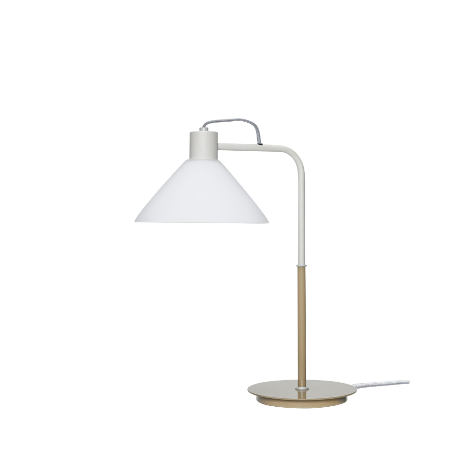 Lampe de table en fer et verre SPOT