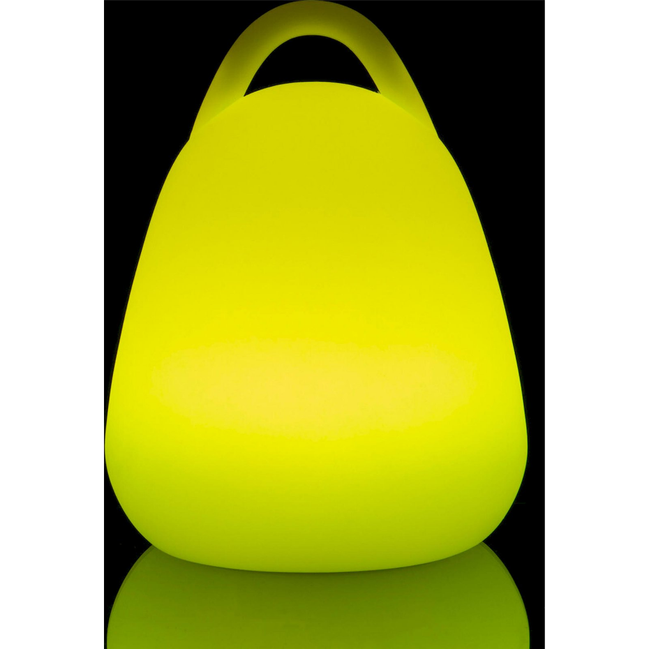 Lampe de table LED en plastique avec anse pour extérieur