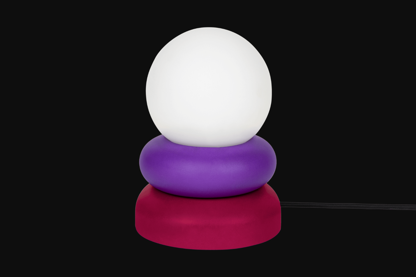 Lampe de table en bois massif OTEM