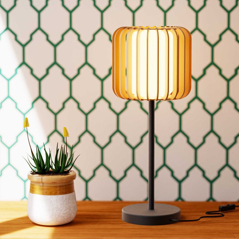 Lampe design en bois scandinave, VIVA