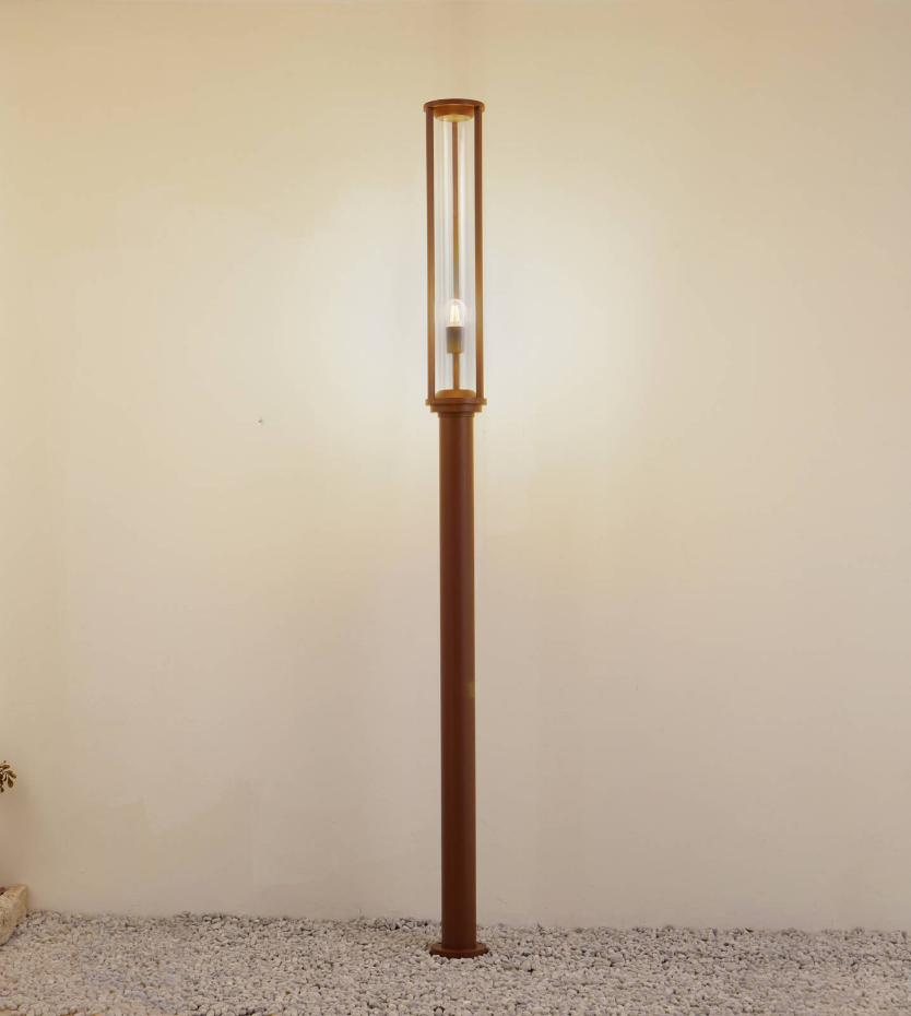 Lampadaire extérieur en aluminium moderne
