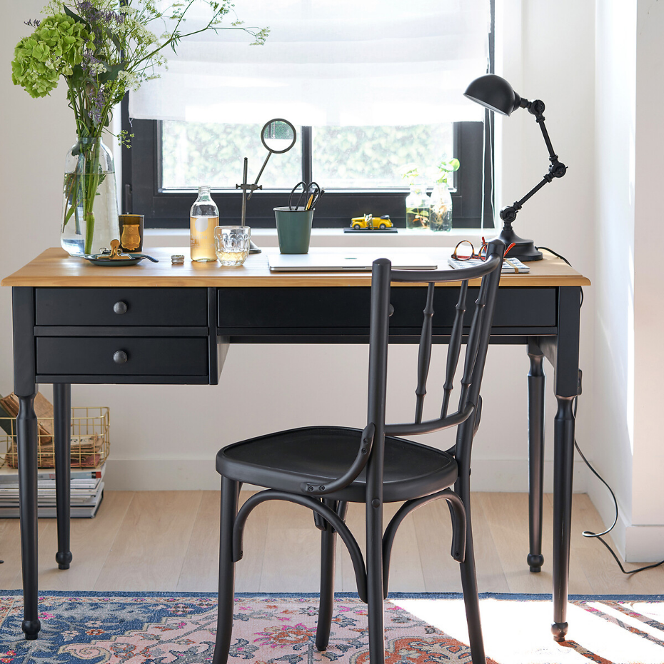 Lampe bureau, métal acier style industriel, Kikan