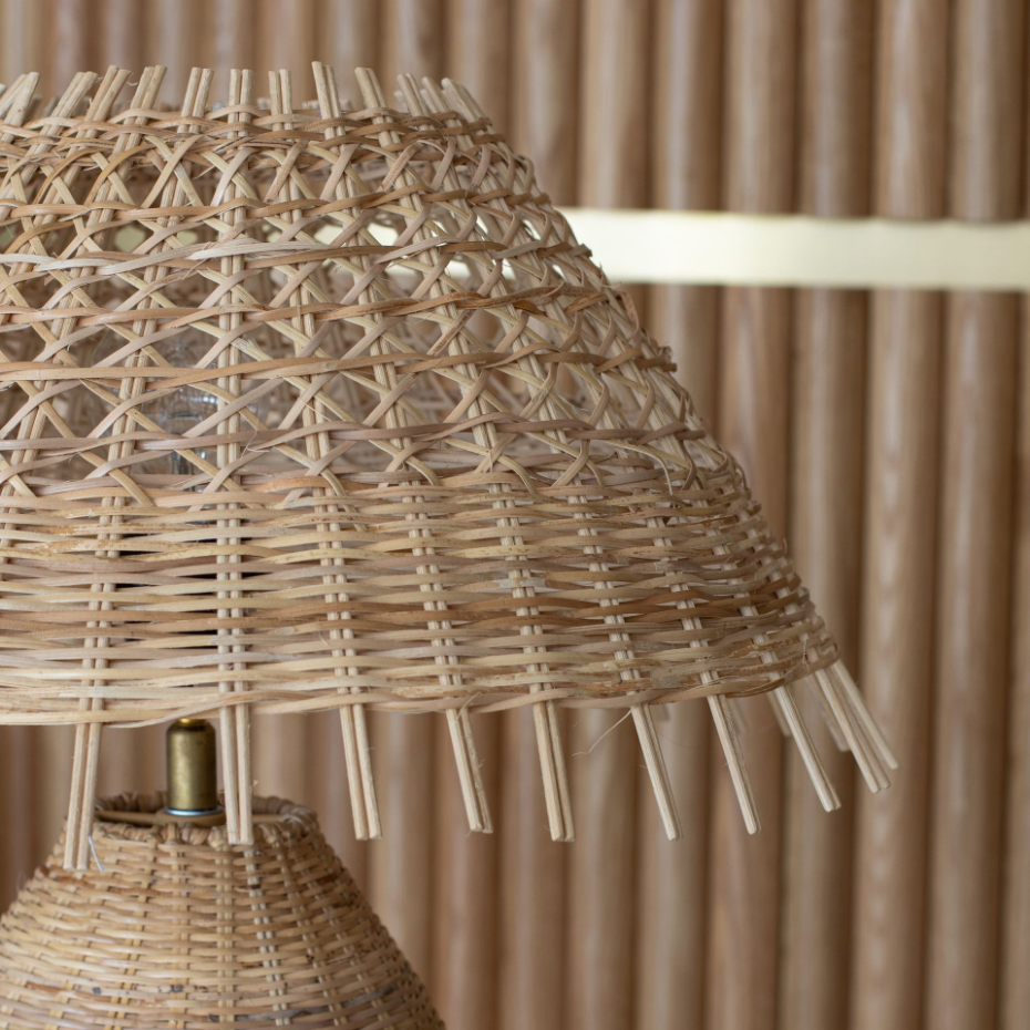 Lampe à poser en rotin, JOYCE