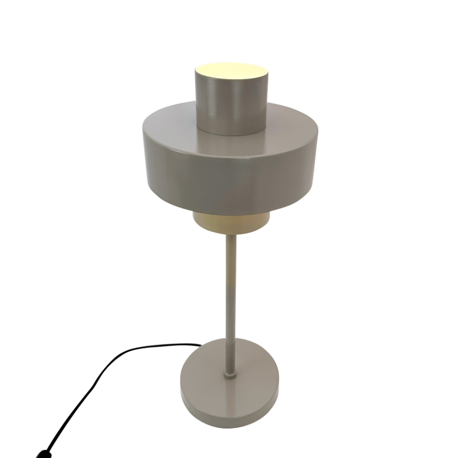 Lampe à poser en métal gris STOKE