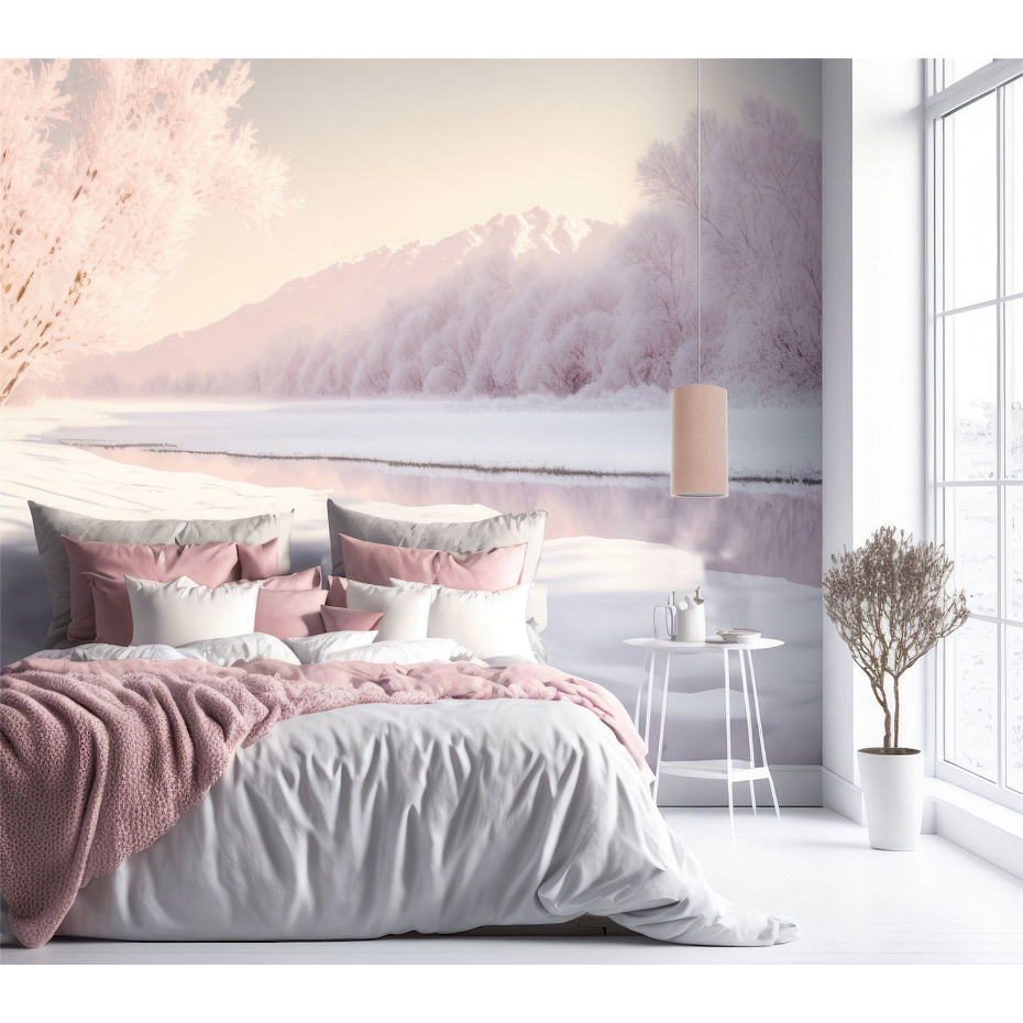 Suspension ronde en tissu pour chambre enfant Jasmin bebe
