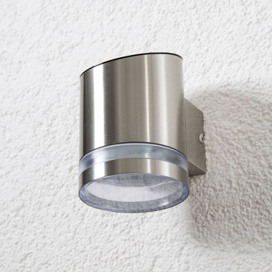 Lampe solaire extérieure en inox moderneLED