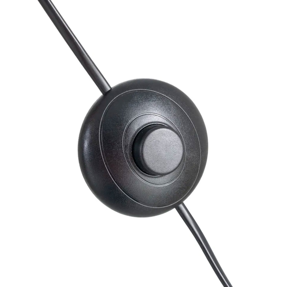 Lampadaire design de lecture en métal noir 45.5x25x156cm
