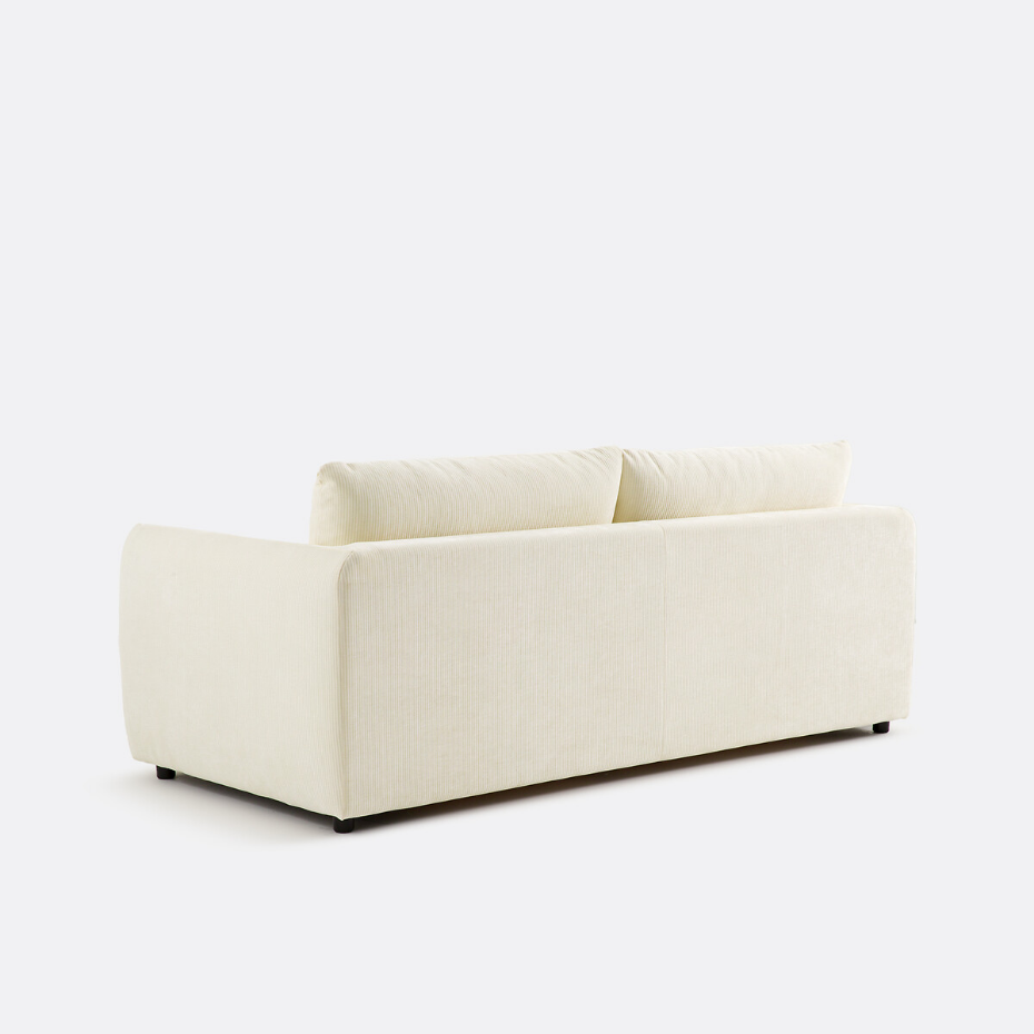 Canapé convertible 2, 3, 4 pl., velours gaufré Yde