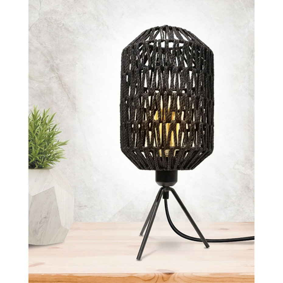 Lampe à poser design effet corde Roméo