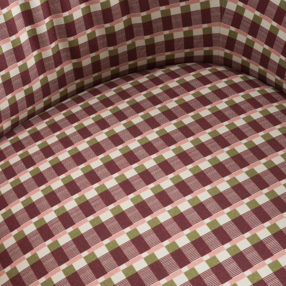 Fauteuil, 1 place, imprimé motif géométrique, LANDINE