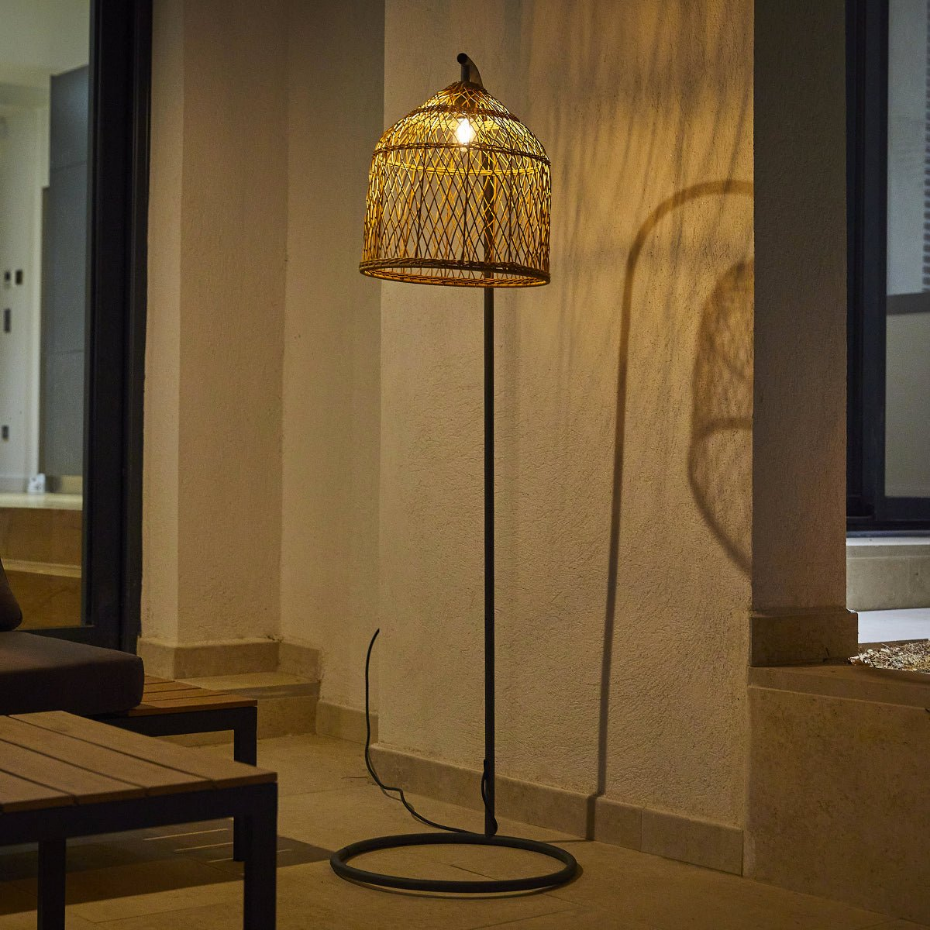 Lampadaire d'extérieur filaire SELMA E27 H150cm