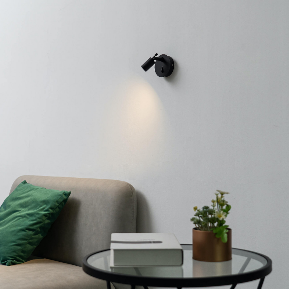 Petite applique murale ronde - MINOA