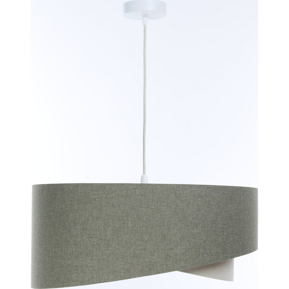 Suspension en lin rond Boho