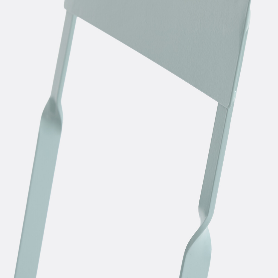 Lot de 2 chaises pliantes métal fer, Ozevan