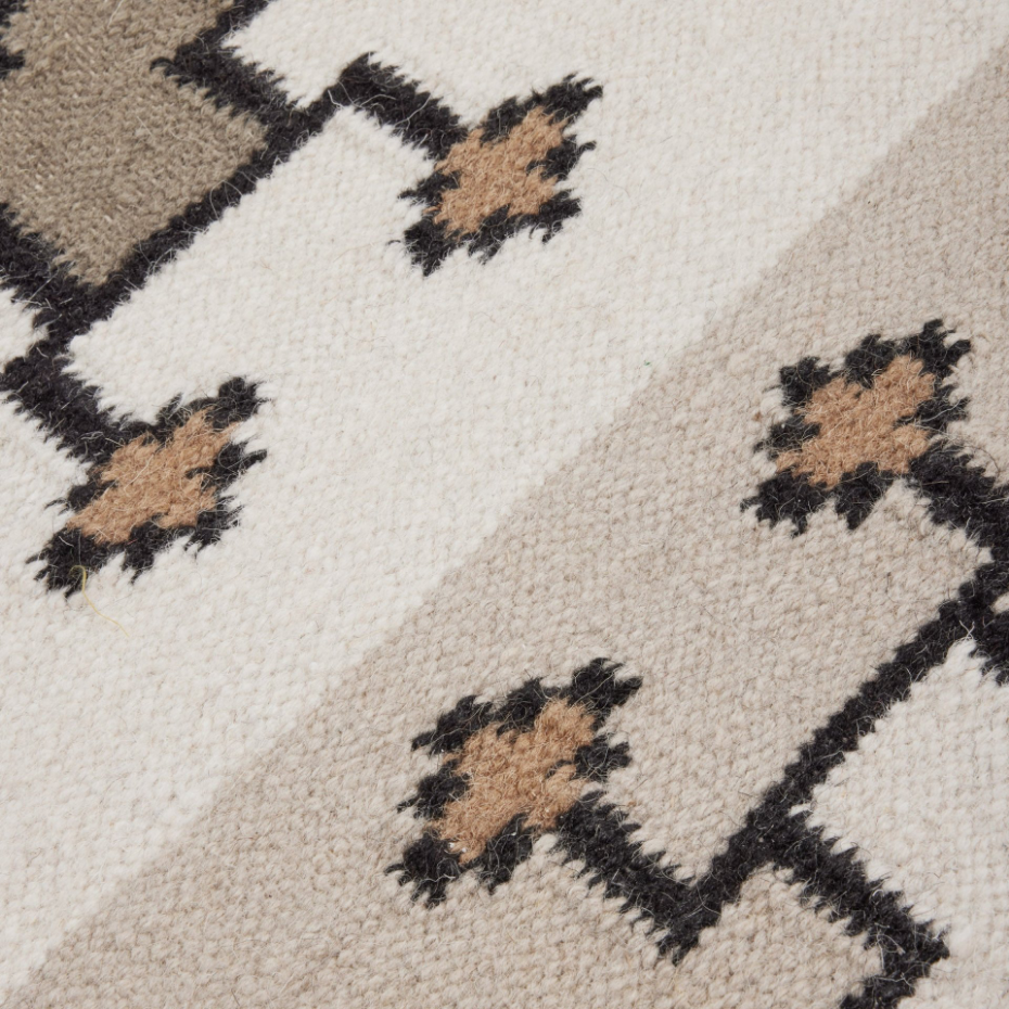 Tapis de sol en Tissé plat 100% laine  BOUEKRI