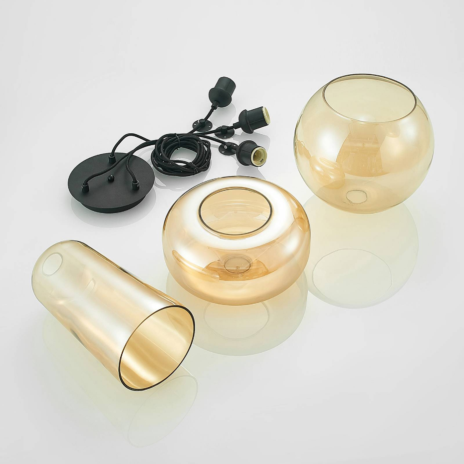 Suspension en verre vintage, Zyli
