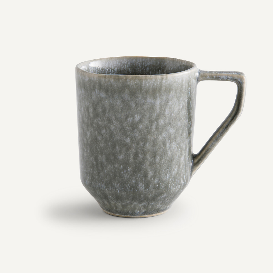 Lot de 2 mugs en grès émaillé réactif, Obidos