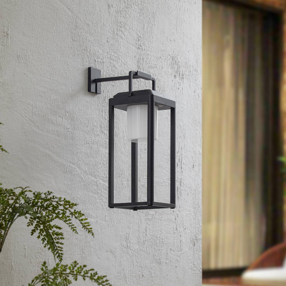 Lampe solaire extérieure en aluminiumLED