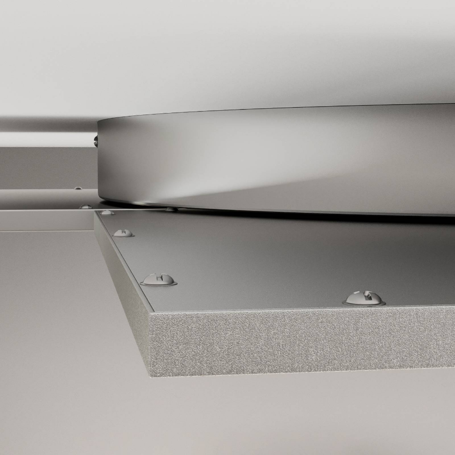 Plafonnier en aluminium moderneLED, Ilira